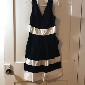 Black and white light summer dress